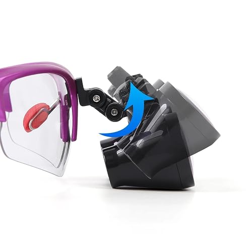 3.5X Dental Headband Binocular Magnifying Loupes With LED Headlight – 5W, 65000lux