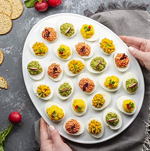 2 KooK+Deviled+White+Porcelain+Holds