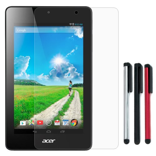3Pack SUPERSHIELDZ High Definition Clear Screen Protector For Acer Iconia One 7 B1730HD  Lifetime Replacements