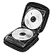 Simboom CD Wallet Case, 32 Capacity Polyester CD/DVD Holder Organizer for Car (Black)