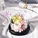SANRAN Eternal Rose- Preserved Flower Rose Handmade Fresh Flower Rose with Beautiful Creative Heart Design Gift for Valentine's Day Mother's Day Christmas Anniversary Birthday Thanksgiving