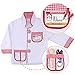iPlay, iLearn Chef Role Play Costume, Cooking Dress Up Clothes, Kitchen Pretend Baking Play Set with Hat, Oven Mitt, Knife, for Ages 3, 4, 5, 6 Years Old Kids, Toddlers, Boys, Girls