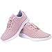 YILAN Women's Fashion Sneakers Breathable Sport Shoes (7, Pink)