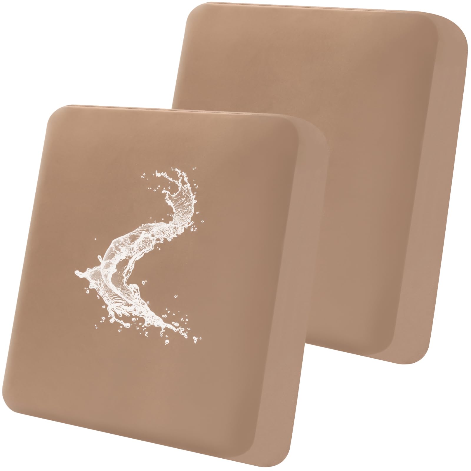 Photo 1 of Smiry Waterproof Couch Cushion Covers, Stretch Washable Sofa Cushion Cover, Soft Sofa Slipcover Elastic Non-Slip Furniture Protector for Pets, Kid (2 Pack, Camel)