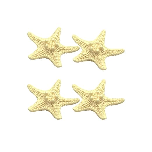 VOSAREA 4 Piezas Imanes de Nevera de Resina de Estrella de Mar ...