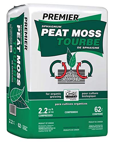 PREMIER HORTICULTURE 0128P 2.2Cu Ft Sphag Peat Moss