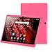 [GMS Certified by Google] iRULU 7'' Tablet - Android 4.4, Quad Core, HD 1024x600, Dual Camera, Wi-Fi, 8GB, 3D Game Supported,7inch tablet -- Pink