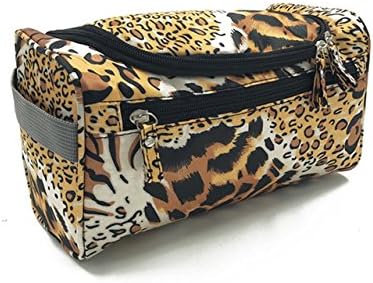 Traveler's washing and gargle bag waterproof travel men's make-up bag and wash bag ,Leopard