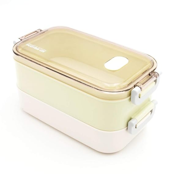 YHCIDNJ Caja Bento,Doble-Horno De Microondas Desmontable De Viaje ...