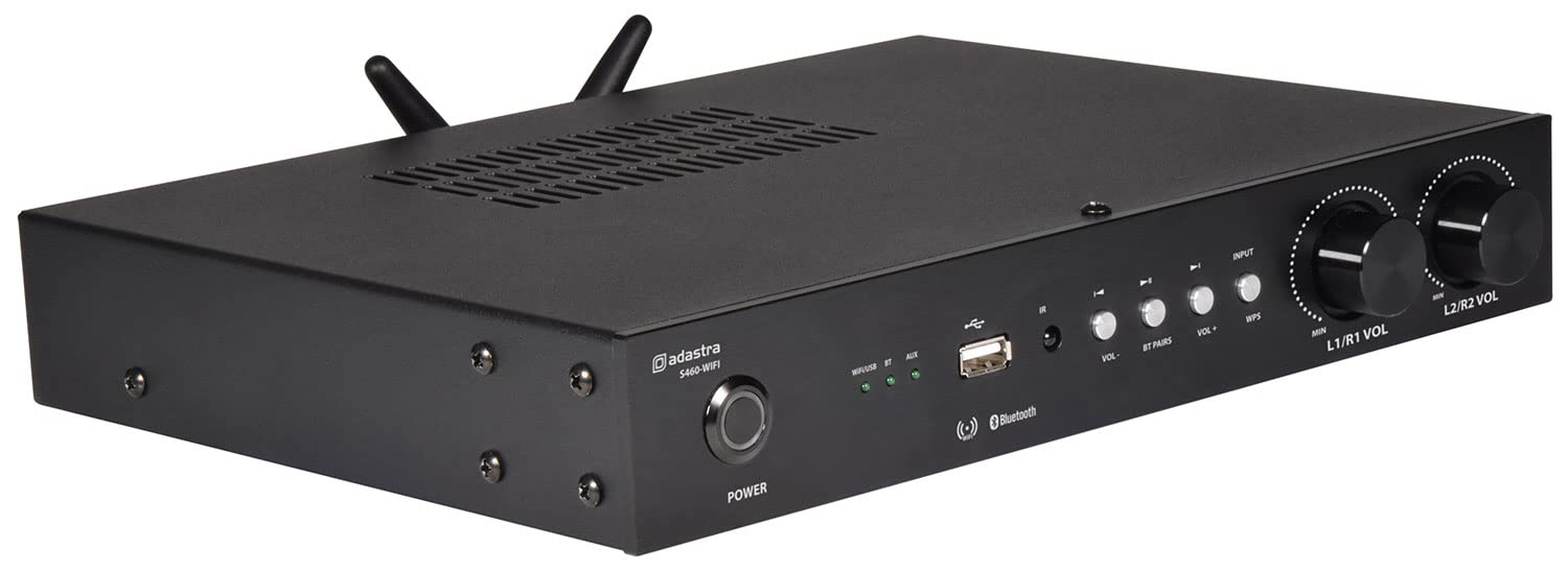 Adastra | Dual Stereo WIFI Multi Streaming Amplifier | 4 x 60W
