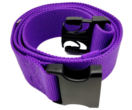 Gait Belt with Plastic Buckle by LiftAid - Transfer and Walking Aid with Belt Loop Holder for Assisting Therapist, Nurse, Home Care - 60