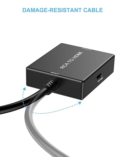 Amazon Buy Rca To Hdmi Converter Uzifhdhi RCA To HDMI Adapter