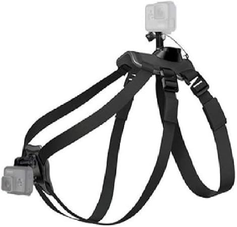 Amazon Geton Gopro 犬 猫 動物 ペット用 ハーネス チェスト マウント 1 4ネジアダプタ付き 動物目線 犬 猫 胴輪 首輪 小型犬 中型犬 チェスト 調節可能 ゴープロ Hero 9 8 7 6 5 4 3 3 2 Black Silver Eken Sony ウェアラブル カメラ アクションカメラ Youtube Vlog