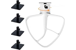 4 Pack Stand Mixer Attachment Holders, Food Mixer Accessories Hooks Compatible with Kitchenaid All Stand Mixer Attachment for