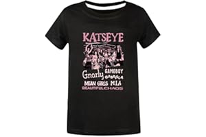 JXLBYMX Kids Girls Fashion T-Shirts Girls' Activewear T-Shirts Pure Cotton top Clothing Tops Tees Blouses 5-12Years