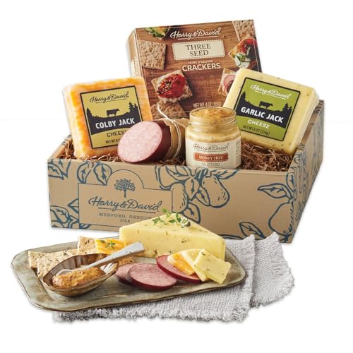 Harry & David Gourmet Meat & Cheese Gift Boxes, Gift Basket ...