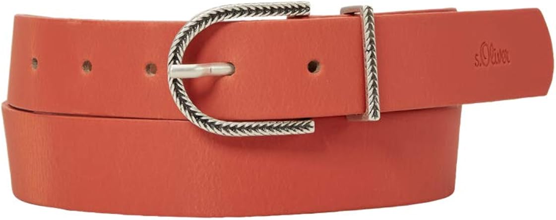 S.Oliver Damen Gürtel Aus Leder - Elegant & Schlicht Für Business & Freizeit