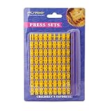 Putee® Alphabet Number Cookie Biscuit Stamp Cutter Embosser Cake Mould Tools