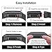 Fitlink Stainless Steel Metal Replacement Bands for Fitbit Charge 3/ Charge 3 SE/Fitbit Charge 4 2020 for Women Men, Multi Color Multi Size (Black,Large(6.1 ''- 9.9''))