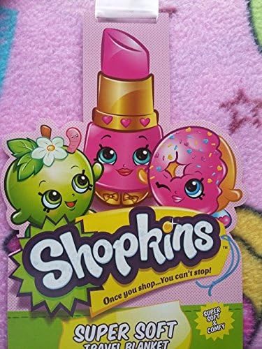 Shopkins 2016 SUPER SOFT Travel Blanket