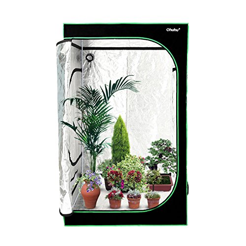 Ohuhu 48"x 48"x 80" Growing Tent, Mylar Hydroponic Plant Grow Tent for Indoor Gardening and Germination - Thumbnail 3