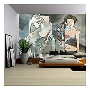 The Age of Learning - Oil on Board - Removable Wall Mural | Self-Adhesive Large Wallpaper - 66x96 inches