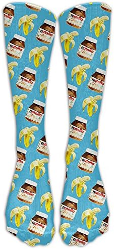 Banana And Nutella Unisex Comfortable Stocking Socks Athletic Sock