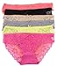 Barbra's 6 Pack Women's Allover Lace Regular& Plus Size Sexy Bikini Panties