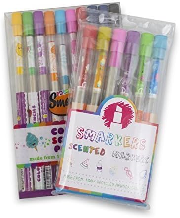 Scentco Colored Smencils 10-Pack &amp; Smarkers 6-Pack Bundle