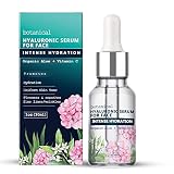 Hyaluronic Acid Serum for Face, Repairs Damaged Skin, All Natural with Vitamin C, E, Jojoba Oil, Witch Hazel. (Anti Aging Formula)