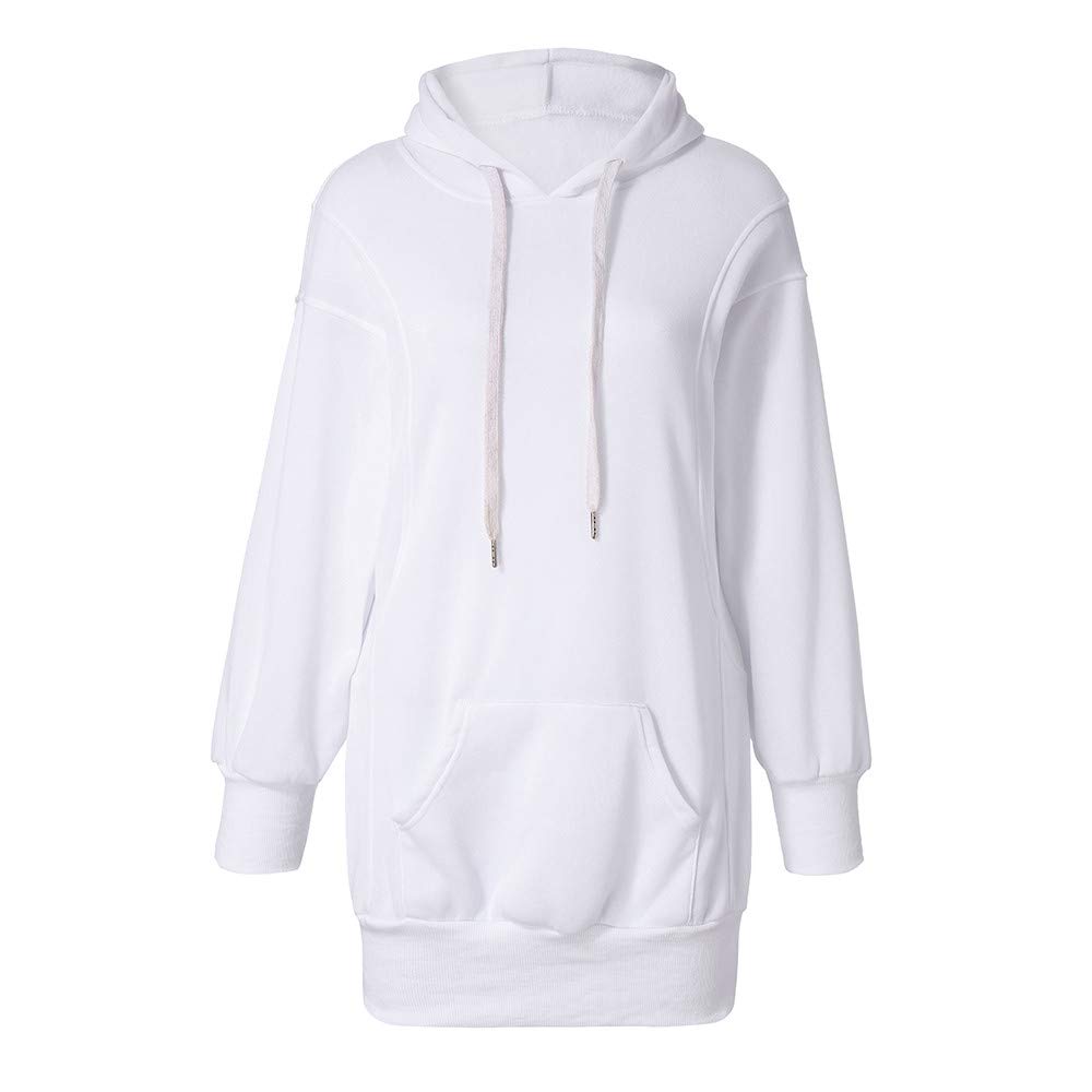 white sweatshirt dress