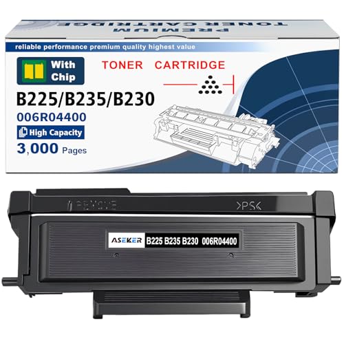 ASEKER Cartuccia Toner Rigenerata con Nuovo Chip 3000 Pagine Alta Capacità per Xerox B230 B225 B235 B230dni B225dni B235dni Stampanti Sostituisce 006R04399 006R04400