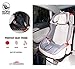Car Seat Protector with Thick Padding for Under Baby Booster + Backseat Organizer& Kick Mat Protector with 5 Pockets, iPad and Tablet Holder + Baby on Board Sign