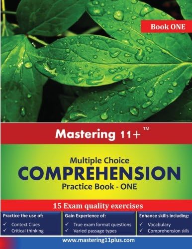 Mastering 11+ Multiple Choice Comprehension - Practice Book 1 (Mastering 11+ Multiple Choice Comprehension: CEM Style Exams)