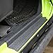 Rubberized Door Entry Protection Jeep Wrangler Jk Fits 2 Door and 4 Door Models 2007-2016