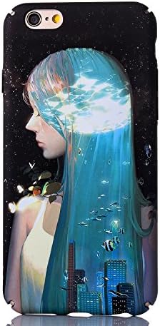 iPhone 6S Plus Case, iPhone 6 Plus Case, Amesica Lucky Noctilucent Starry Girl Series Full Body Protection Hard PC Cover for Apple iPhone 6/6S Plus - (5.5 inch)