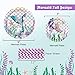 Threemart Mermaid Party Supplies Favor Kit-Mermaid Birthday Decoration For Girls Mermaid Plates Cups Napkins Straws Mermaid Birthday Banner And Mermaid Favor Bags Serves 16