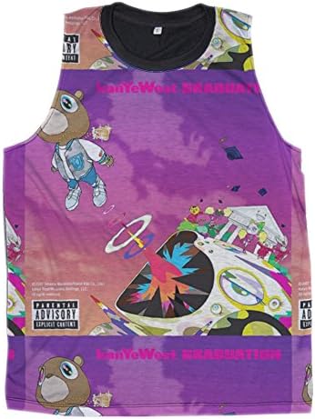 Punkpassion Women's Kanye West Graduation Muscle Tank Top T-Shirt Large