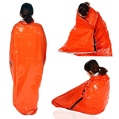 Discount Trends Thermal Sleeping Bag Bivvy Heavy Duty Emergency Solar