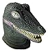 Forum Novelties Men's Deluxe Adult Latex Crocodile Mask, Multi Colored, One Size