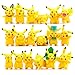 OliaDesign Pokemon Pikachu Action Figures Toy (Lot of 18 Piece), 1.8