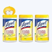 Lysol Disinfecting Wipes, Lemon & Lime Blossom, 240ct (3x80ct)