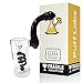 Hand Glass Device use with Water 6.5 inch Black and Clear