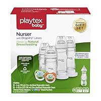 Playtex Baby Nurser Gift Set, Includes Anti-Colic Feeding Essentials to Meet Your Baby