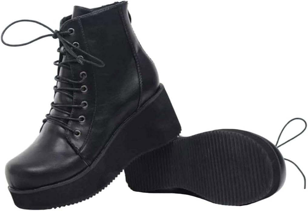 sparkly platform boots