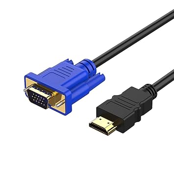 GIARIDE HDMI a VGA Cable Macho Adaptador VGA Chapado en Oro 1080p ...