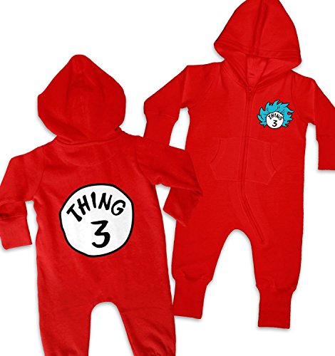 Thing 3 Costume Baby Onesie