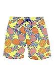Tipsy Elves Pineapple Swim Trunks, Medium