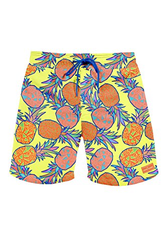Pina Colada Swim Trunks: Medium