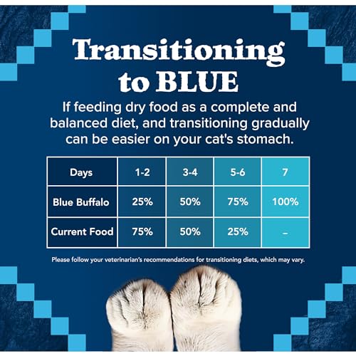 BLUE BUFFALO WILDERNESS NATURAL HIGH PROTEIN, GRAIN FREE DRY FOOD FOR ADULT CATS, SALMON, 11-LB BAG
